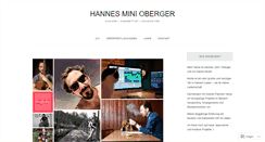 Desktop Screenshot of hannesoberger.com